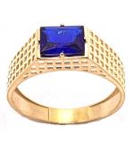 Anel em ouro 18k com pedra sintetica - 2APS0100 Anel em ouro 18k com pedra sintetica - 2APS0100