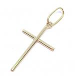 Crucifixo em ouro amarelo 18k - 2CZO0103 Crucifixo em ouro amarelo 18k - 2CZO0103