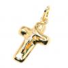 Crucifixo em ouro 18k - Estampa liso - 2CZO0059 Crucifixo em ouro 18k - Estampa liso - 2CZO0059