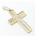 Crucifixo em ouro 18k - 2CZ0276 Crucifixo em ouro 18k - 2CZ0276