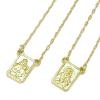 Escapulário em ouro amarelo 18k - 2GRO0023 Escapulário em ouro amarelo 18k - 2GRO0023