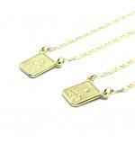 Escapulário em ouro amarelo 18k - 2GRO0191 Escapulário em ouro amarelo 18k - 2GRO0191