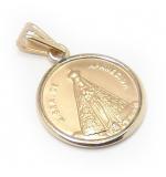 Medalha de ouro amarelo 18k - N.Sra.Aparecida - 2MEO0218 Medalha de ouro amarelo 18k - N.Sra.Aparecida - 2MEO0218
