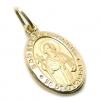 Medalha de São Judas Tadeu em ouro 18k - 2MEO0238 Medalha de São Judas Tadeu em ouro 18k - 2MEO0238