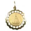 Medalha de Nossa Sra de Aparecida em ouro 18k - 2MEO0298 Medalha de Nossa Sra de Aparecida em ouro 18k - 2MEO0298