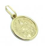 Medalha Nossa Sra do Carmo em ouro 18k - 2MEO0364 Medalha Nossa Sra do Carmo em ouro 18k - 2MEO0364