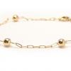 Pulseira feminina infantil em ouro amarelo 18k - 2PUO0222 Pulseira feminina infantil em ouro amarelo 18k - 2PUO0222