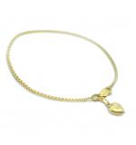 Pulseira feminina em ouro 18k - Veneziana - 2PUO0601 Pulseira feminina em ouro 18k - Veneziana - 2PUO0601