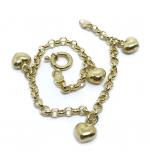 Pulseira infantil em ouro 18k - 2PUO0665 Pulseira infantil em ouro 18k - 2PUO0665