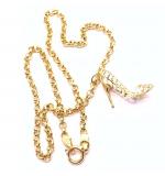 Tornozeleira em ouro 18k com sapato de salto - 2PUO0678 Tornozeleira em ouro 18k com sapato de salto - 2PUO0678